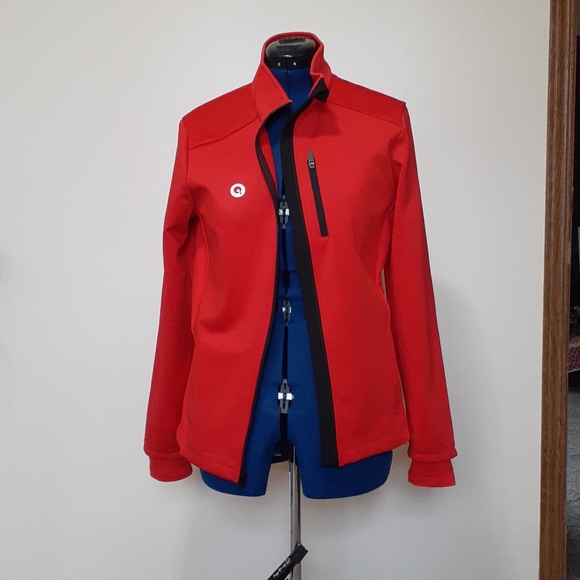 przewalski Other - Bright red cycling jacket
